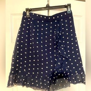 Anthropologie Polka Dot Skirt